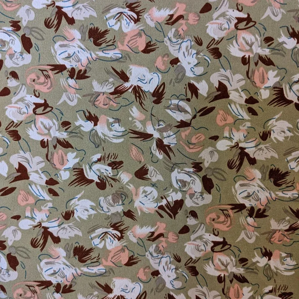 Hayden Girls Sage V-Neck Floral Ruffle Long Sleeve Top Blouse - size XL NWT - Picture 6 of 10